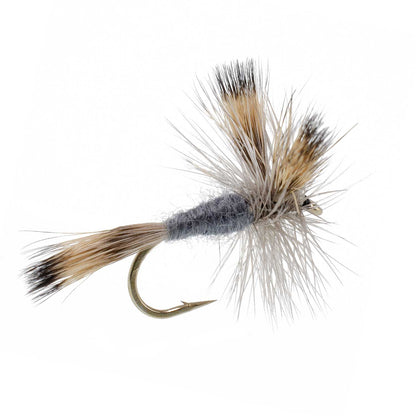 3 Pack Gray Wulff Classic Trout Dry Flies Hook Size 12