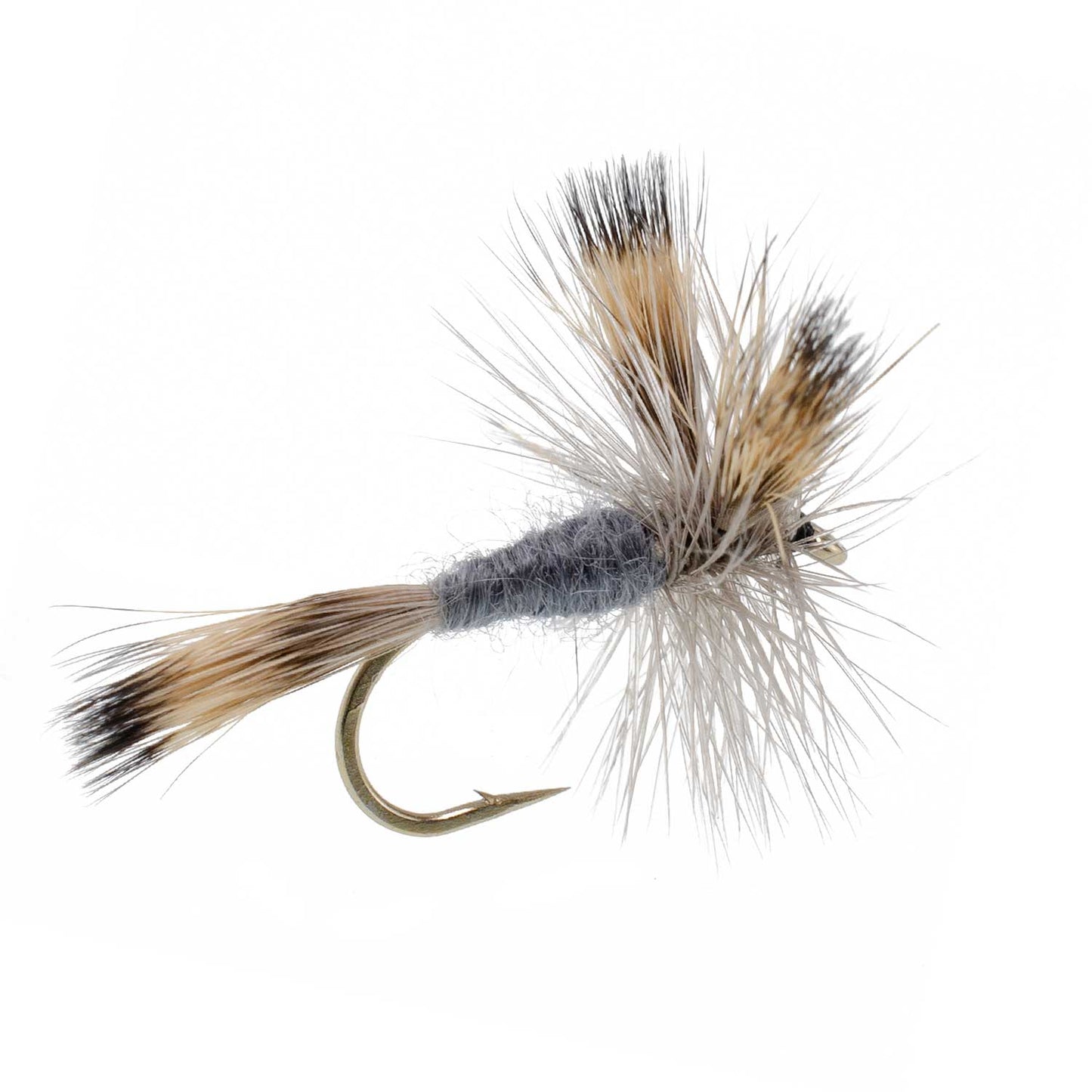 Gray Wulff Classic Trout Dry Fly - 6 Flies Hook Size 10