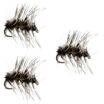 3 Pack Griffiths Gnat Midge Trout Dry Fly Size 20