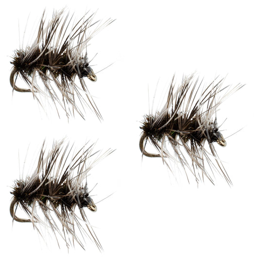 3 Pack Griffiths Gnat Midge Trout Dry Fly Size 20