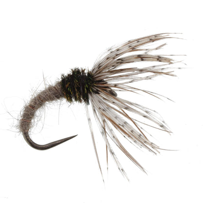 Hares Ear Sakasa Kebari - 6 Tenkara Flies - Size 10