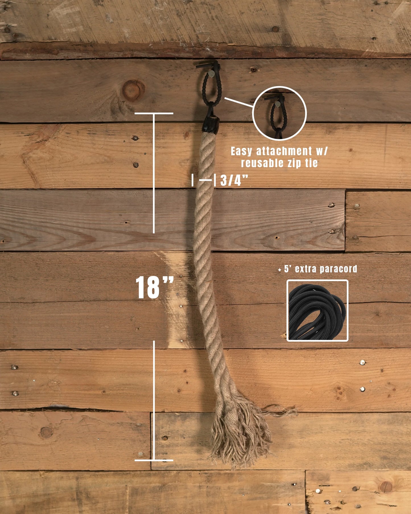 Raised Scents 100% Hemp Rope