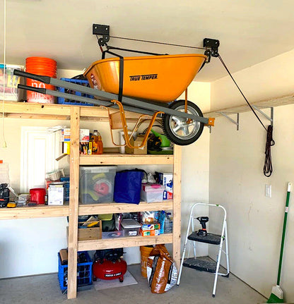 Essential Garage Ceiling Hoist | Pulley Storage System | 10' Lift