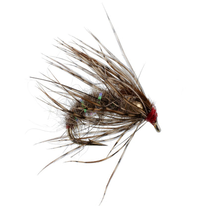3 Pack Hares Ear Holy Grail Caddis Pupa Emerger Flies Hook Size 14