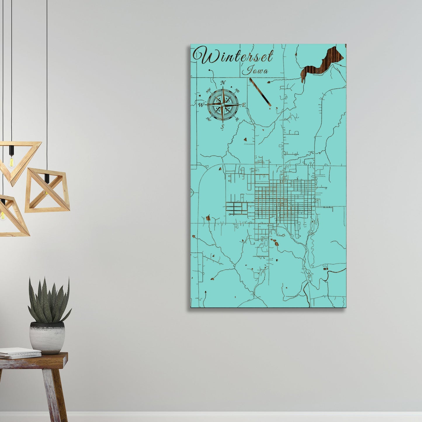 Winterset, Iowa Street Map