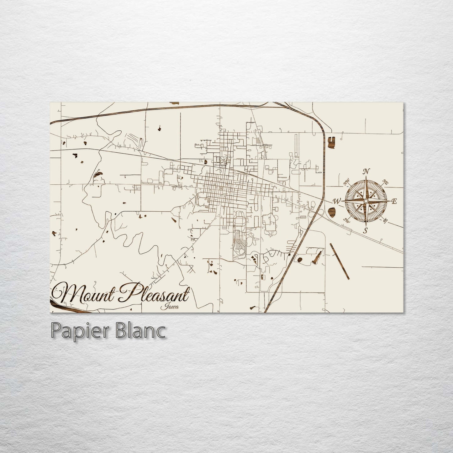 Mount Pleasant, Iowa Street Map