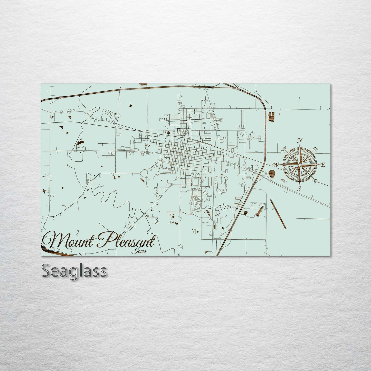Mount Pleasant, Iowa Street Map