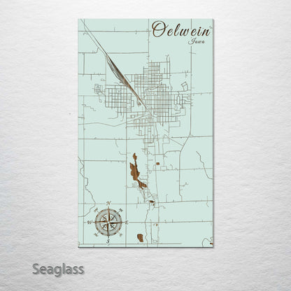 Oelwein, Iowa Street Map