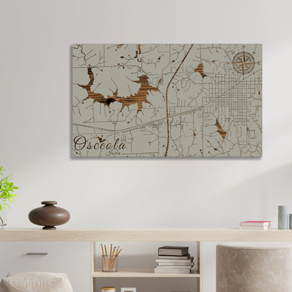 Osceola, Iowa Street Map