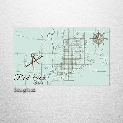 Red Oak, Iowa Street Map