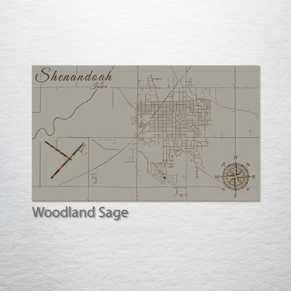 Shenandoah, Iowa Street Map