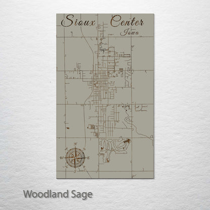 Sioux Center, Iowa Street Map