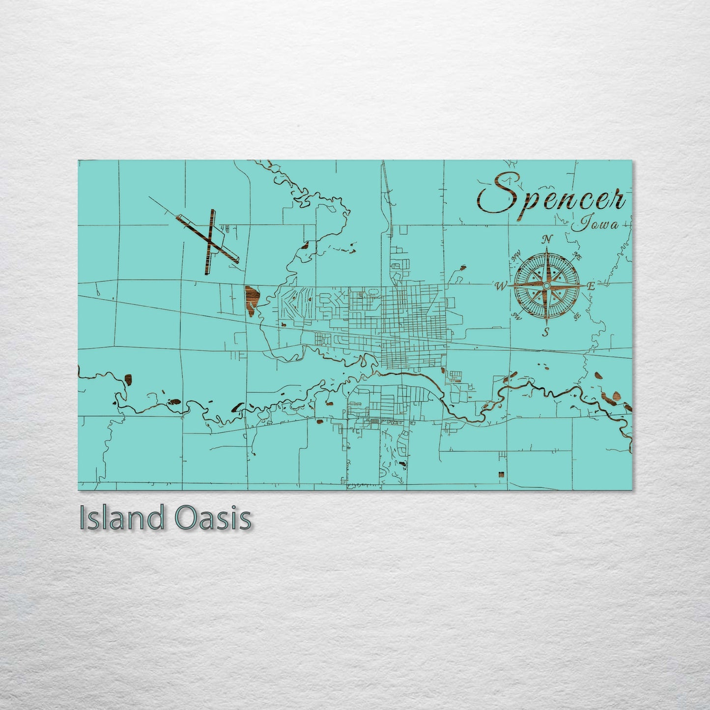 Spencer, Iowa Street Map