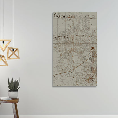 Waukee, Iowa Street Map