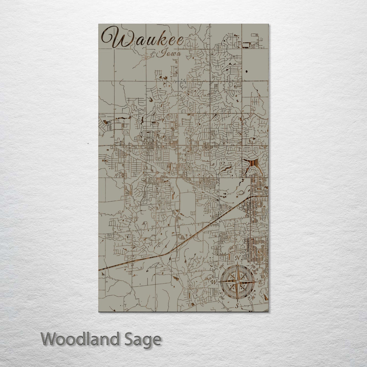 Waukee, Iowa Street Map
