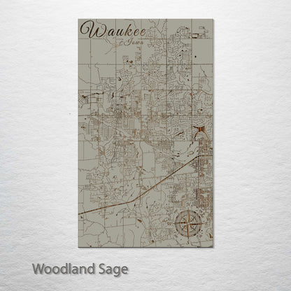 Waukee, Iowa Street Map