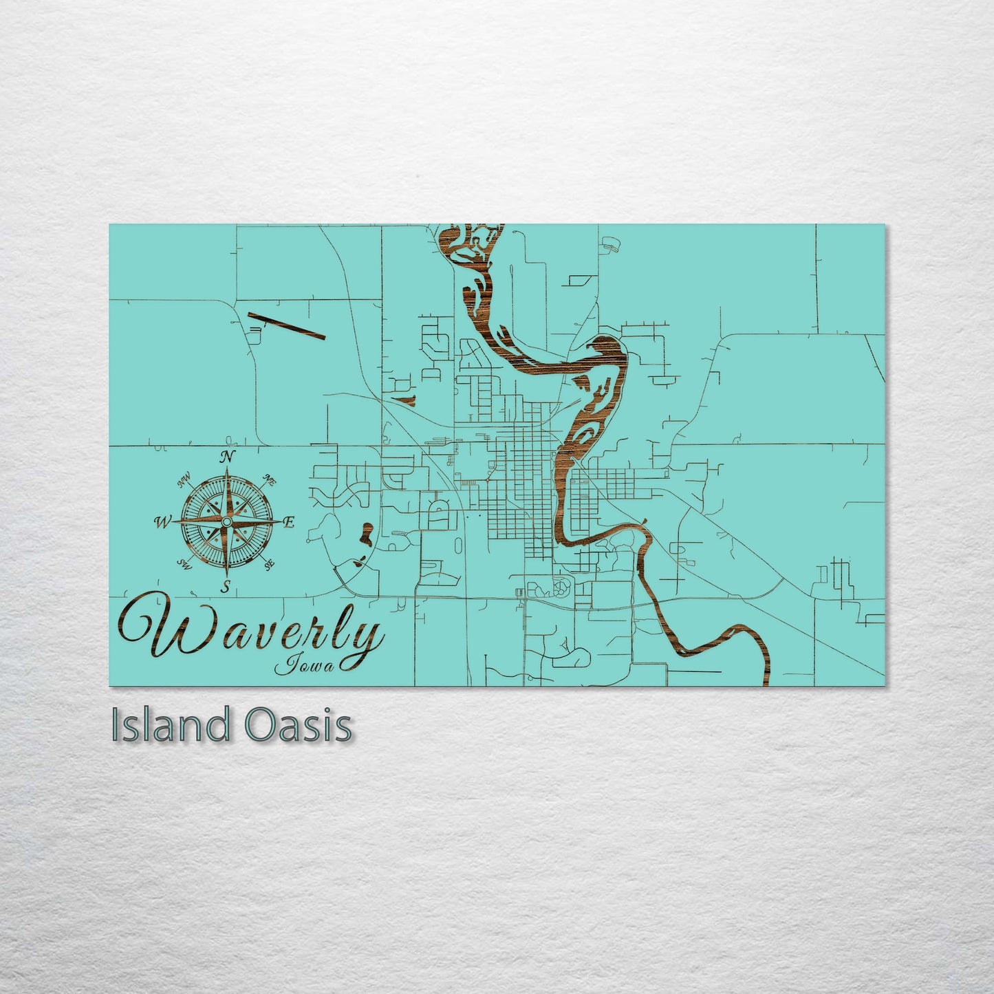 Waverly, Iowa Street Map