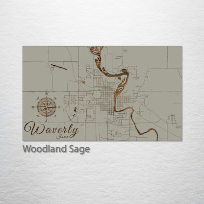 Waverly, Iowa Street Map