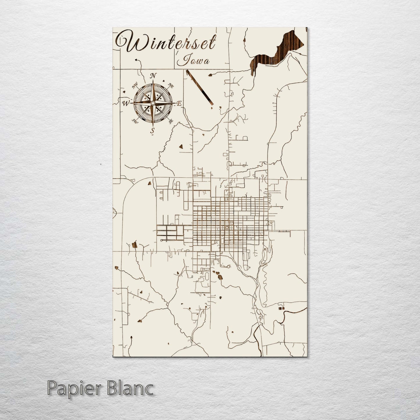 Winterset, Iowa Street Map