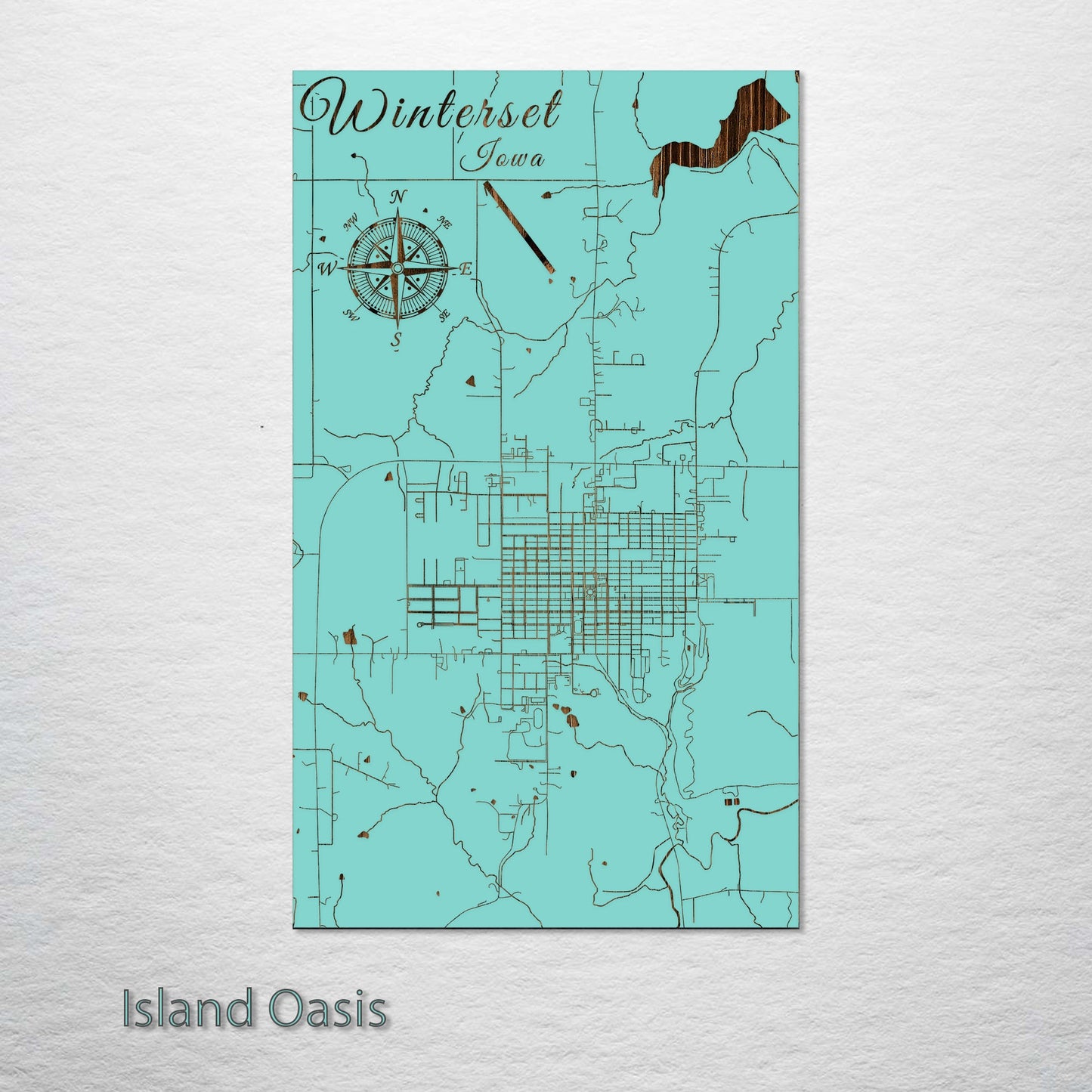 Winterset, Iowa Street Map