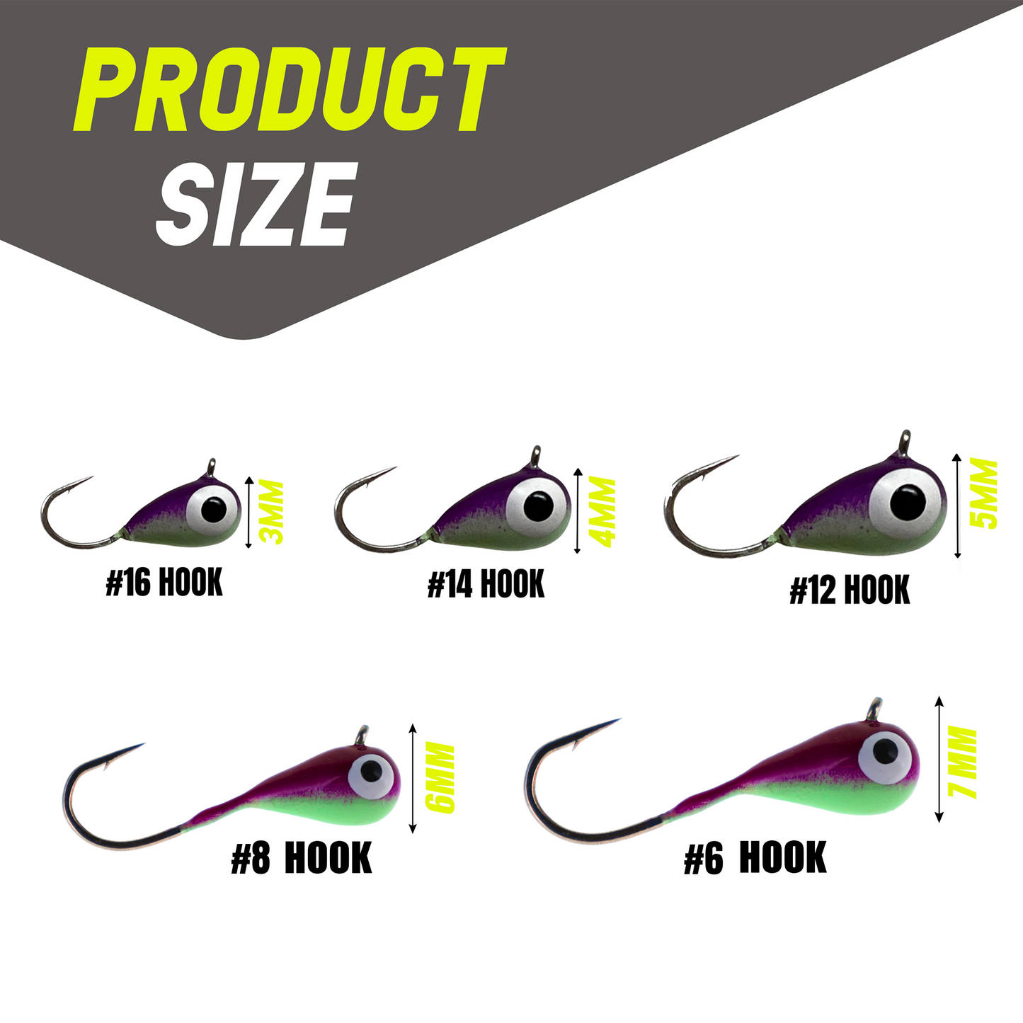 Reaction Tackle Ice Fishing Jigs