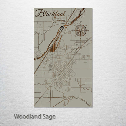 Blackfoot, Idaho Street Map