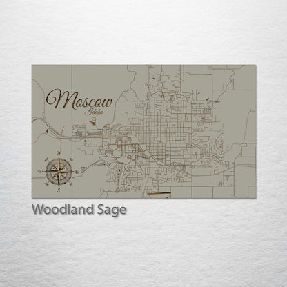 Moscow, Idaho Street Map