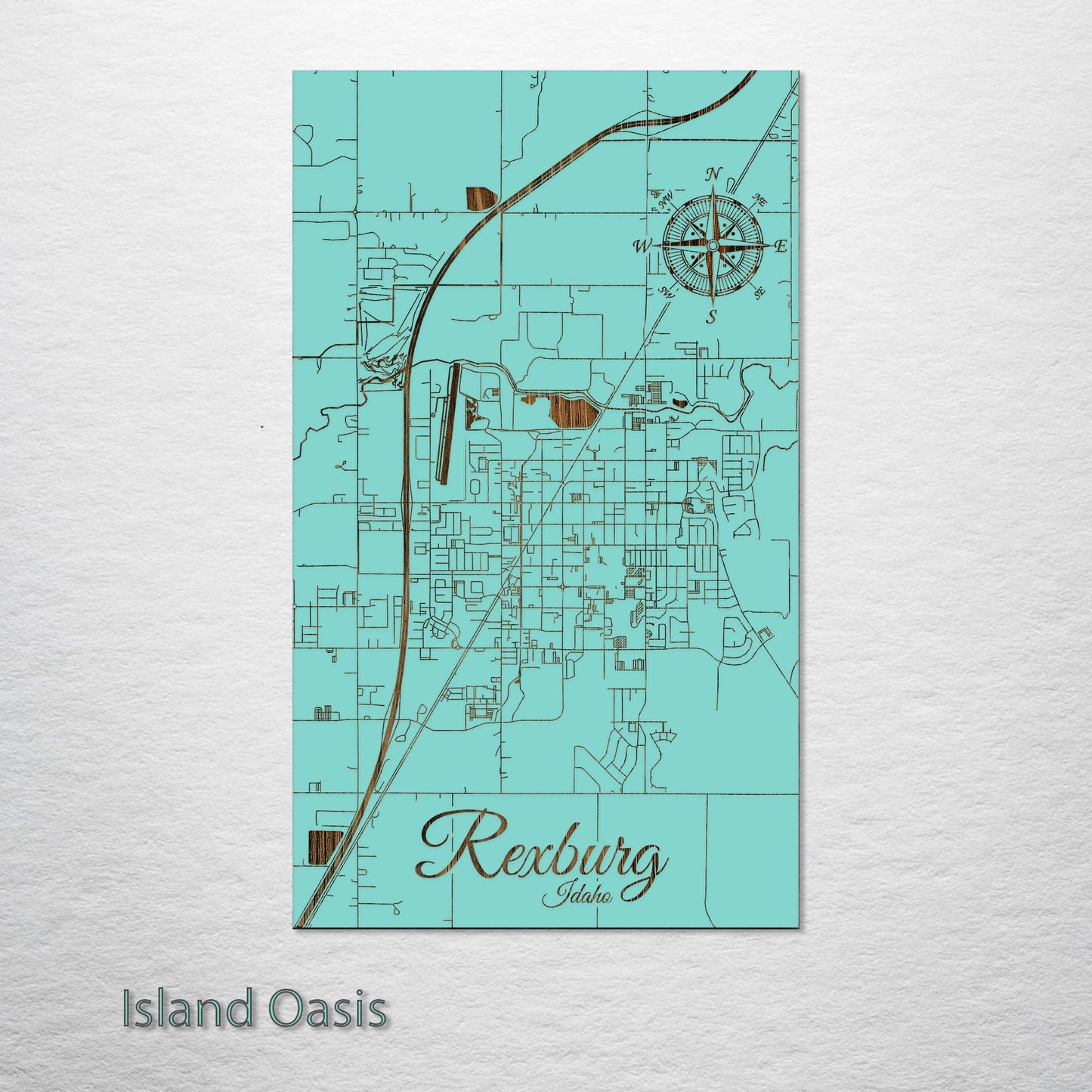 Rexburg, Idaho Street Map