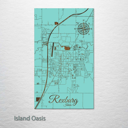 Rexburg, Idaho Street Map