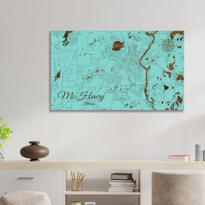 McHenry, Illinois Street Map