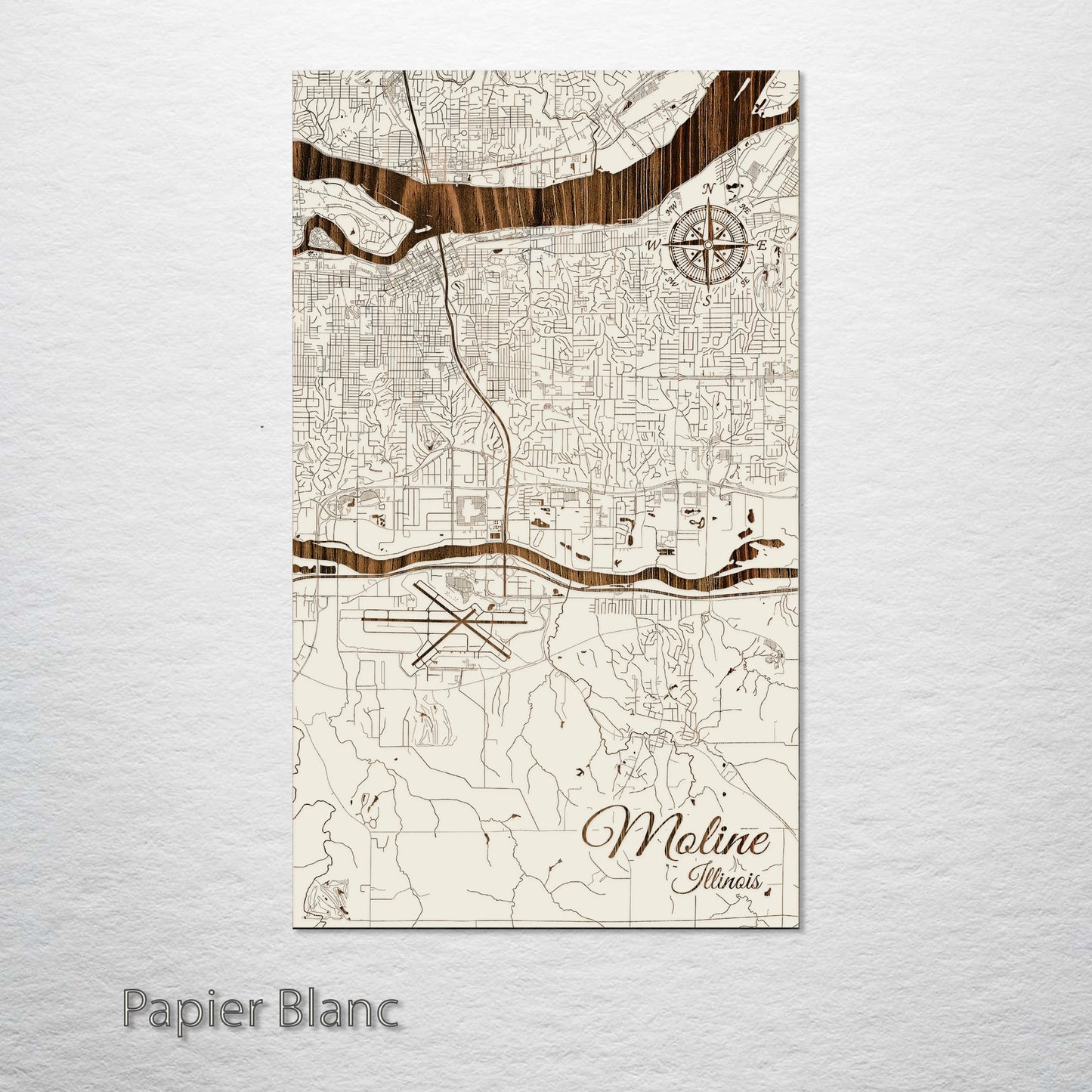Moline, Illinois Street Map
