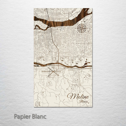 Moline, Illinois Street Map