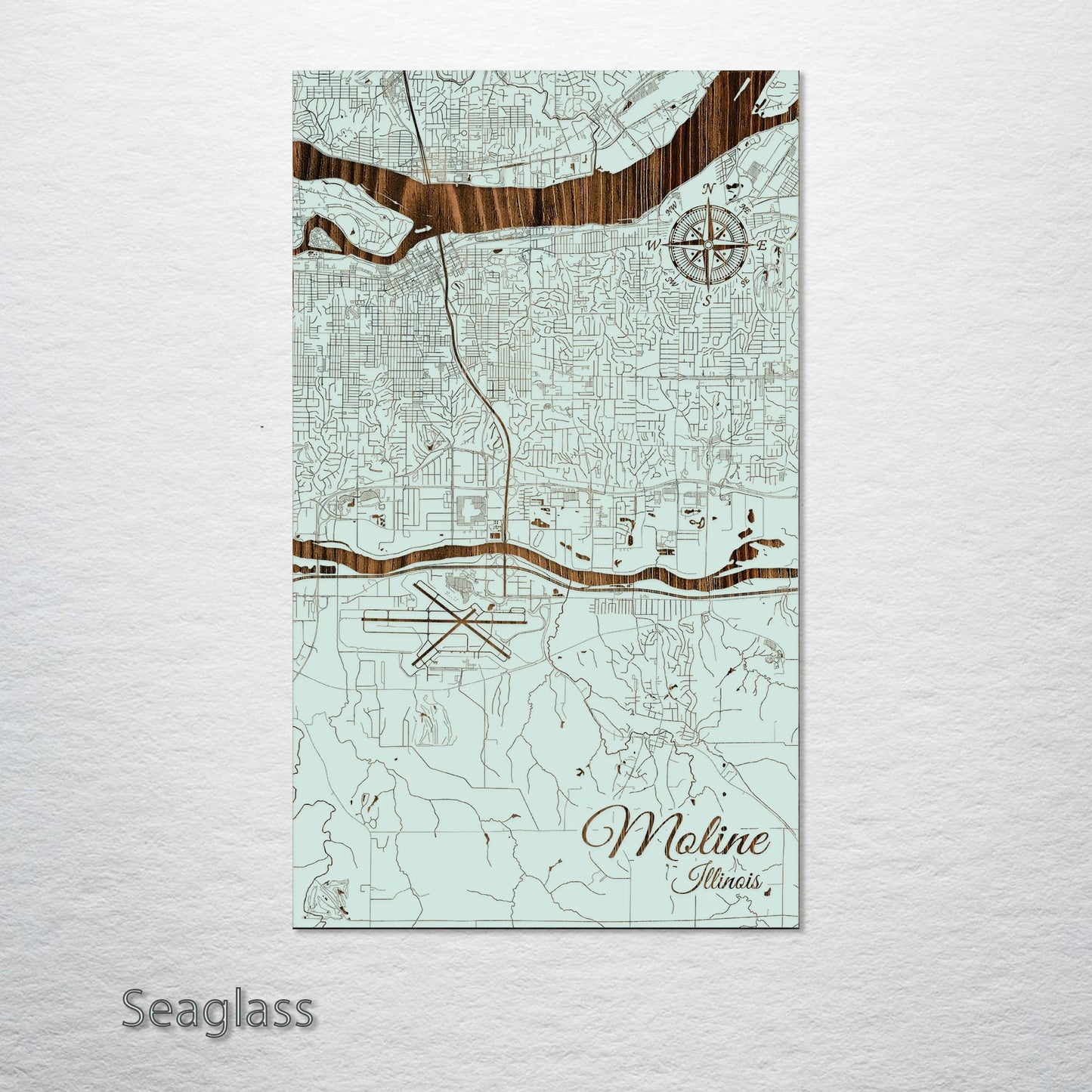Moline, Illinois Street Map