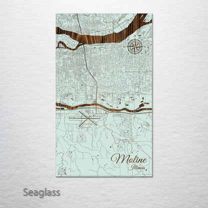 Moline, Illinois Street Map