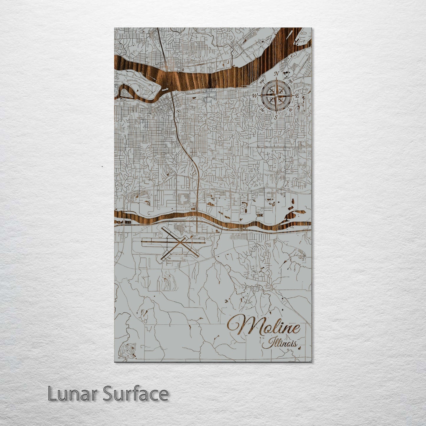 Moline, Illinois Street Map