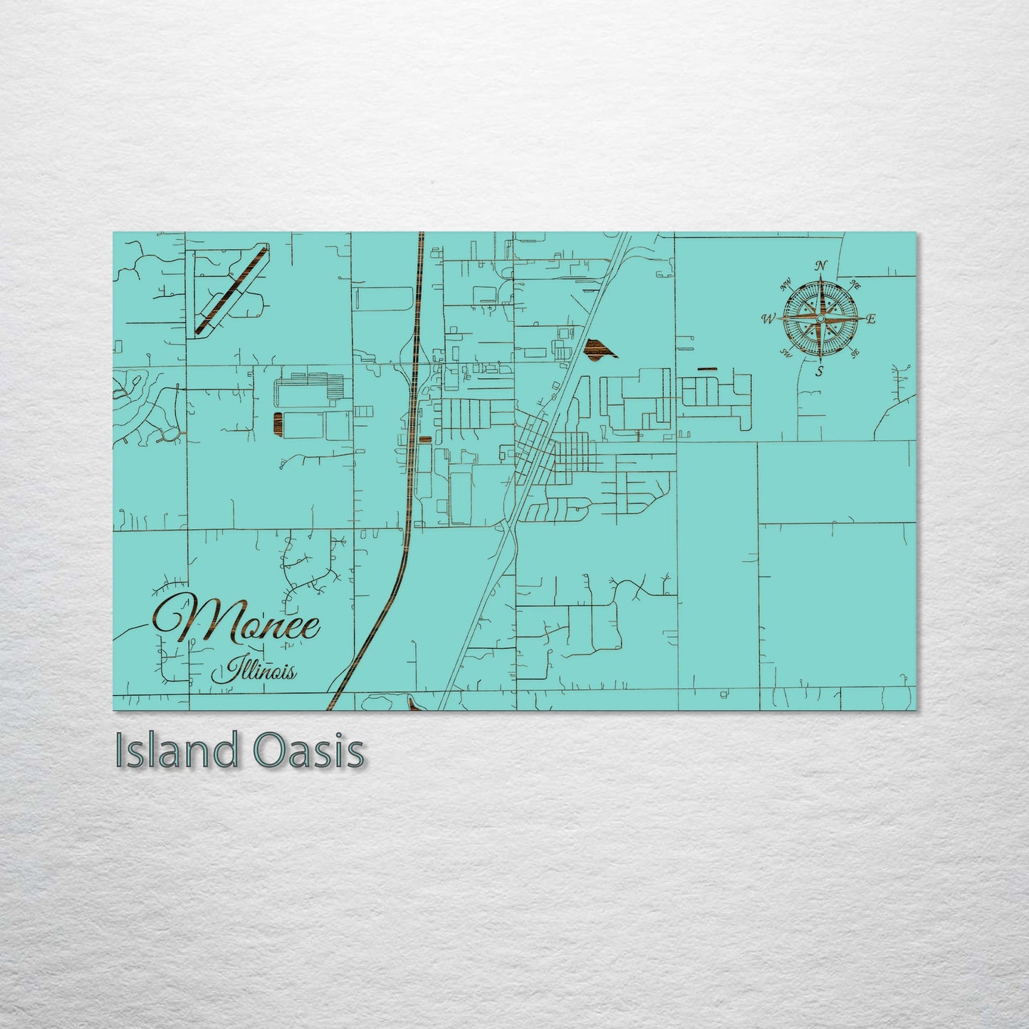 Monee, Illinois Street Map