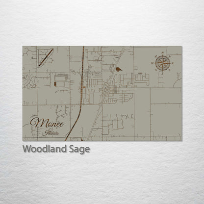 Monee, Illinois Street Map