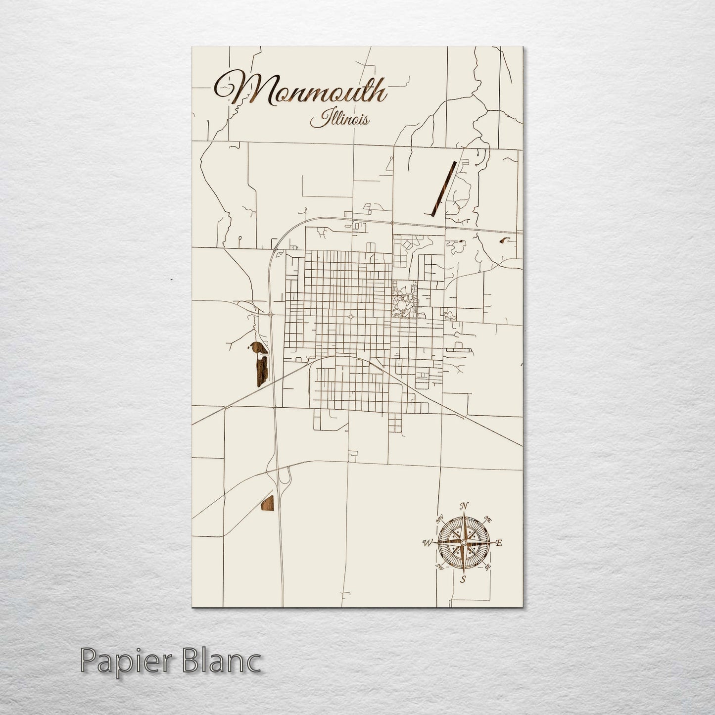 Monmouth, Illinois Street Map