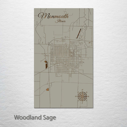 Monmouth, Illinois Street Map
