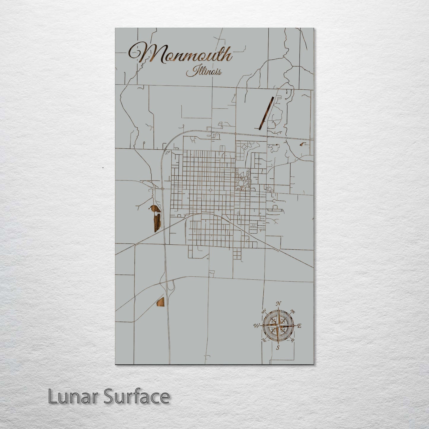 Monmouth, Illinois Street Map
