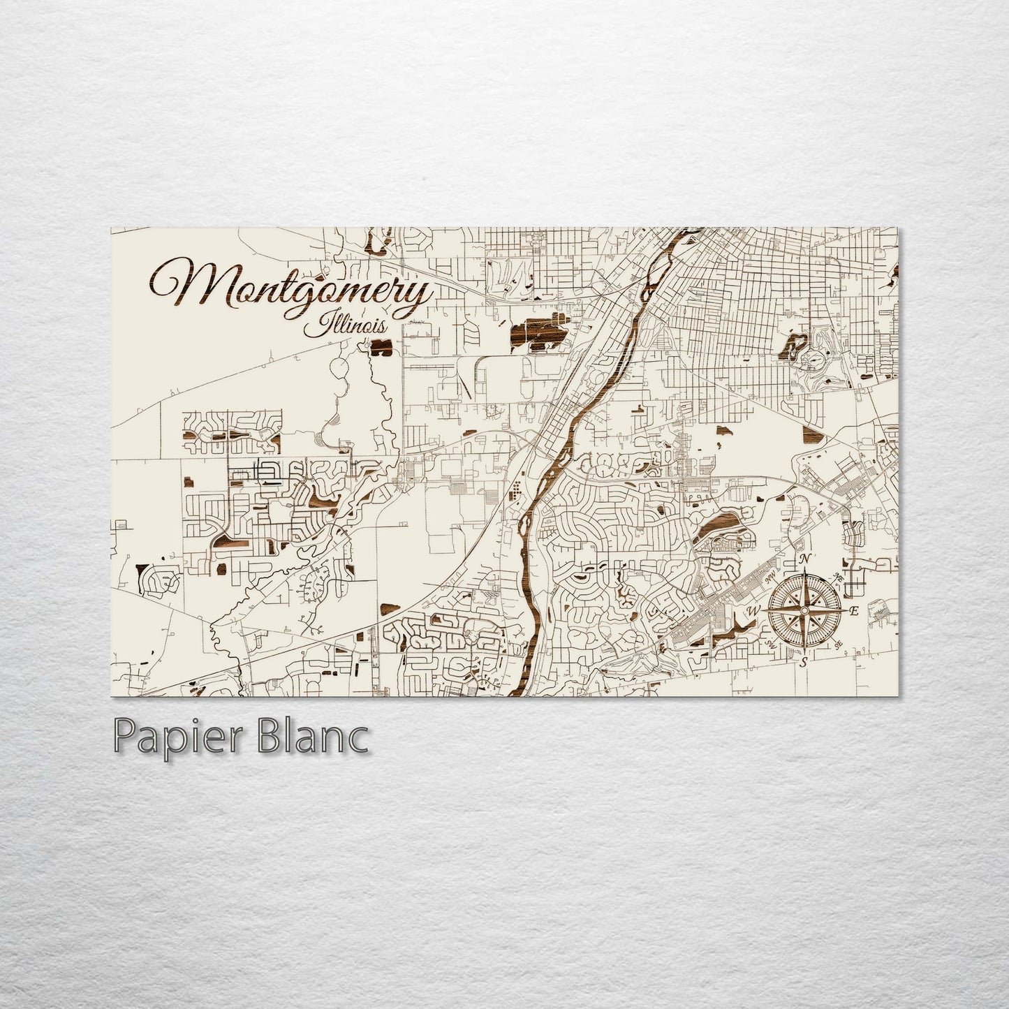 Montgomery, Illinois Street Map