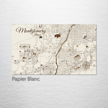 Montgomery, Illinois Street Map