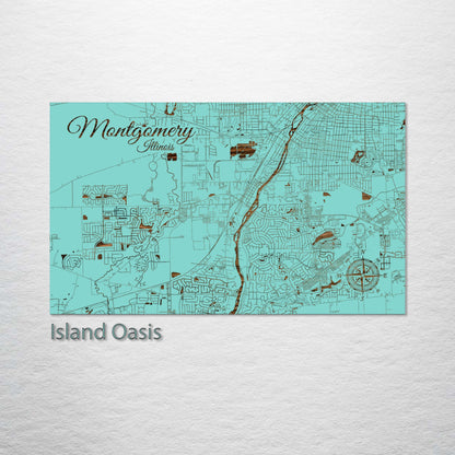 Montgomery, Illinois Street Map