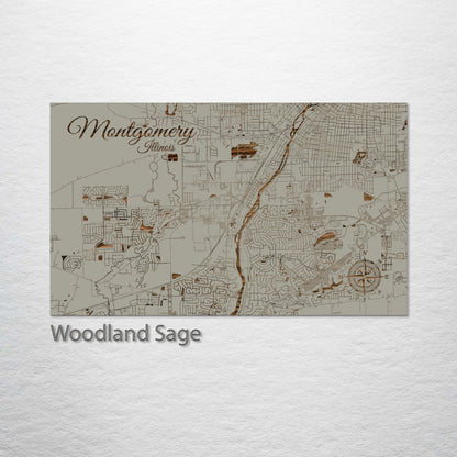 Montgomery, Illinois Street Map