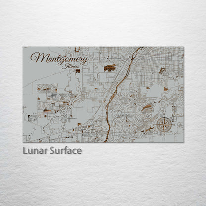 Montgomery, Illinois Street Map