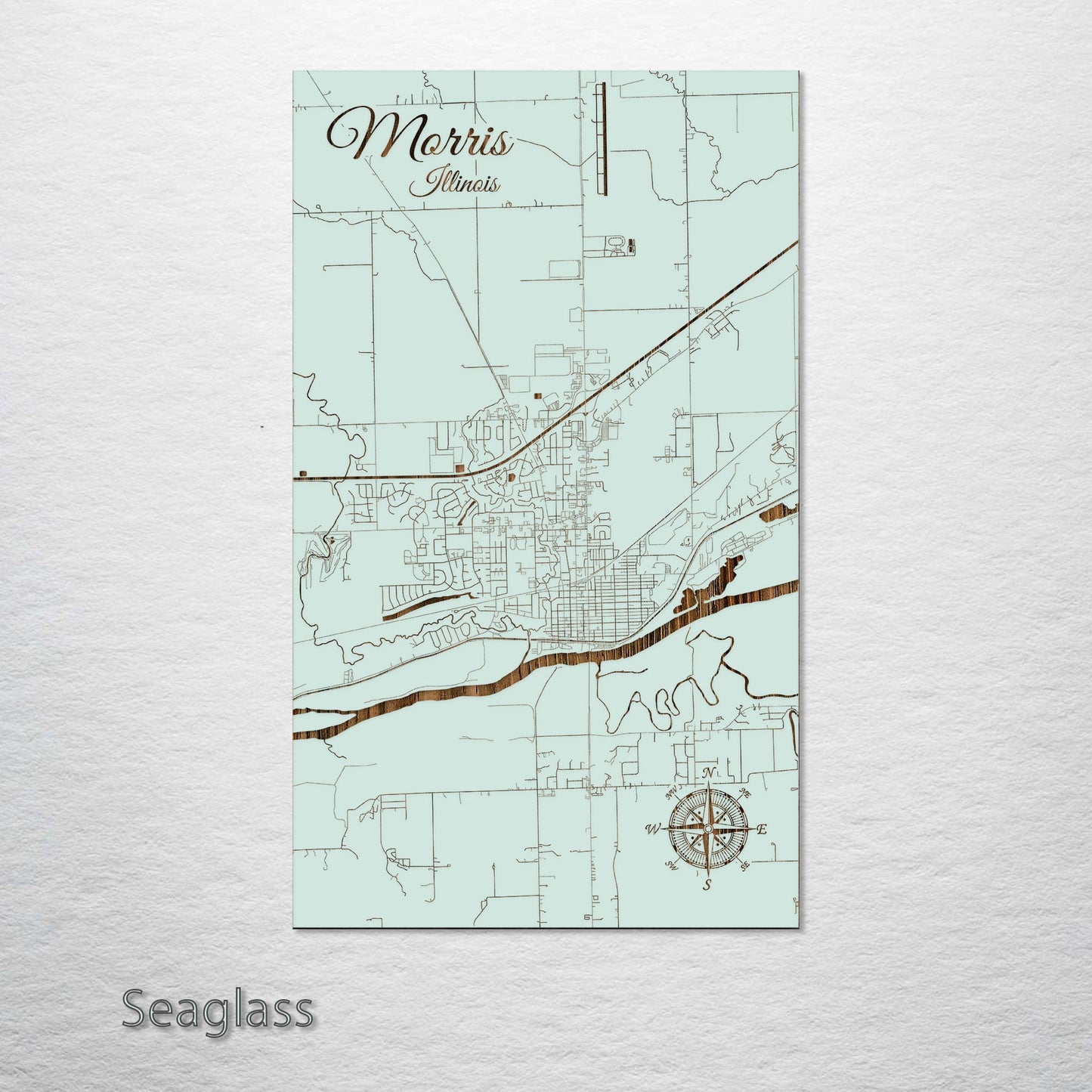 Morris, Illinois Street Map
