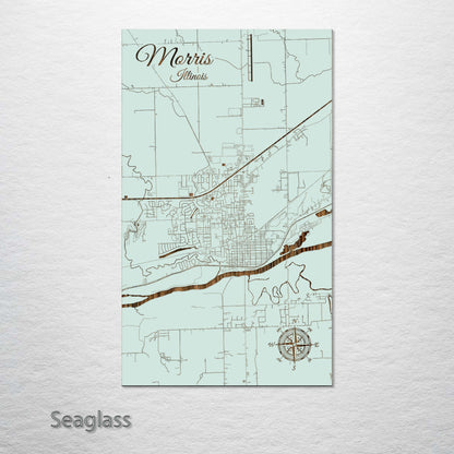Morris, Illinois Street Map