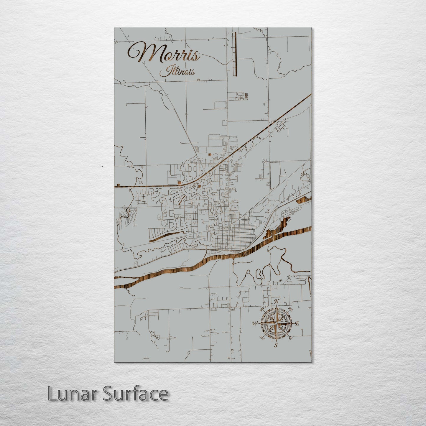 Morris, Illinois Street Map