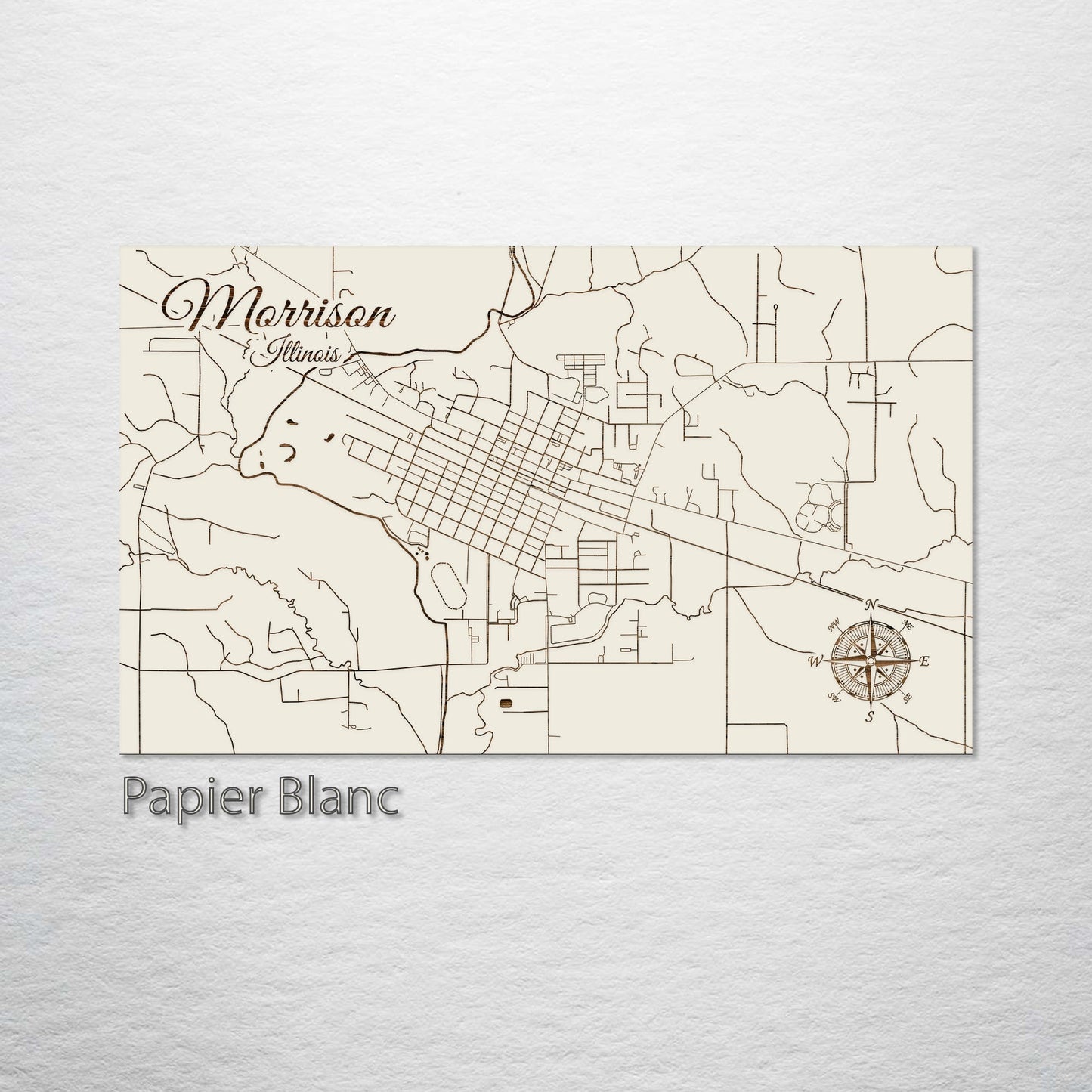 Morrison, Illinois Street Map