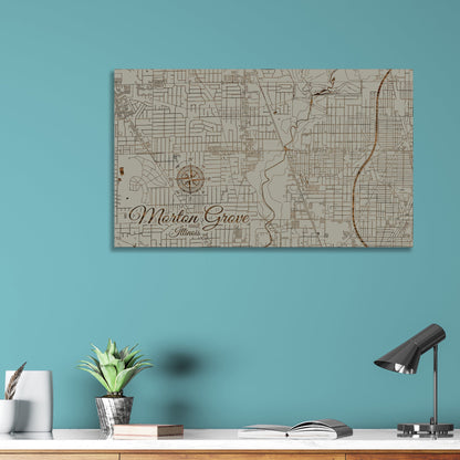 Morton Grove, Illinois Street Map